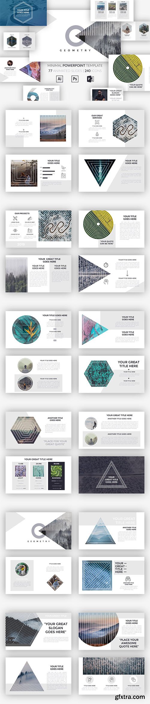 G E O M E T R Y . Minimal Powerpoint Template G E O M E T R Y . Minimal Powerpoint Template
