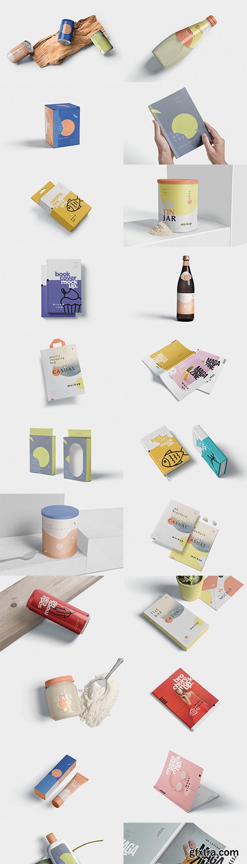 22 Different Mockups Bundle 22 Different Mockups Bundle