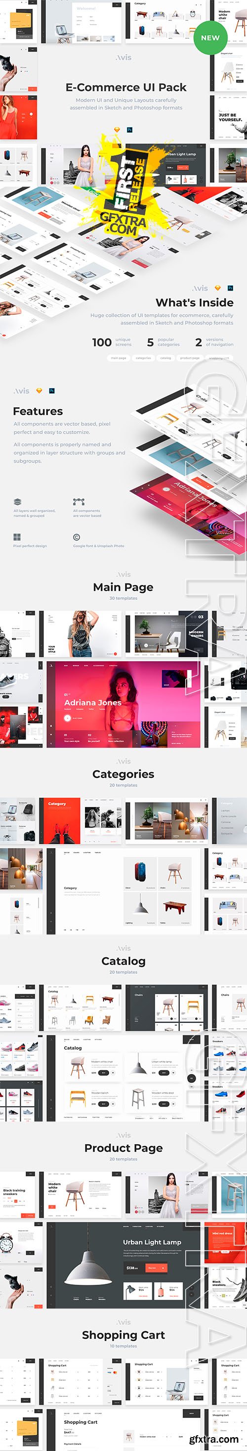 Avis - E-Commerce UI Pack Avis - E-Commerce UI Pack