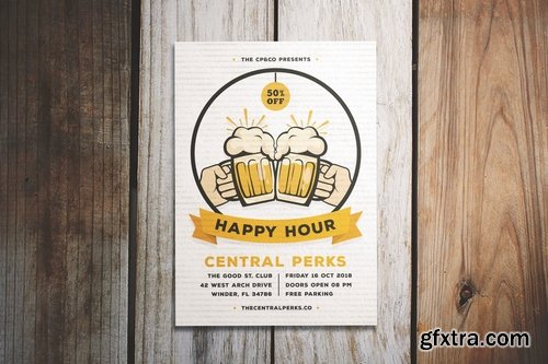 Happy Hour Flyer