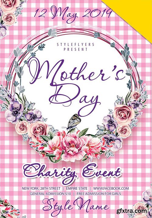 Mothers Day V25 2019 PSD Flyer Template