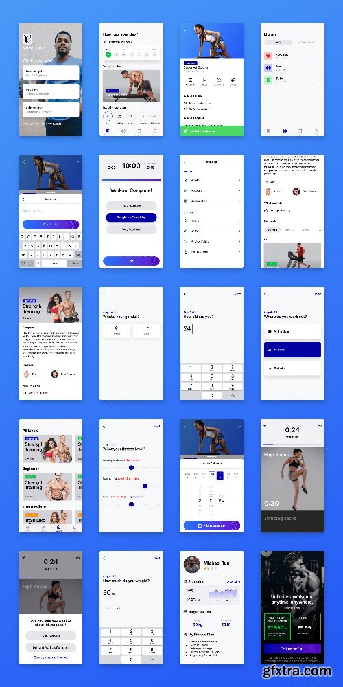 Foxy Fitness UI Kit Foxy Fitness UI Kit
