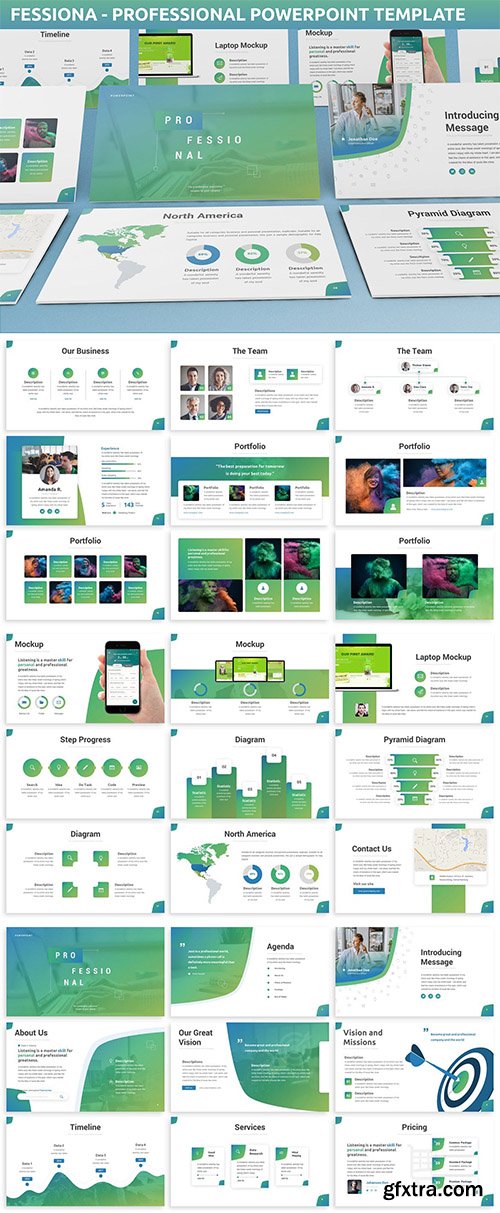 Fessiona - Professional Powerpoint Template Fessiona - Professional Powerpoint Template