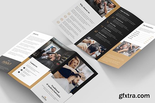 Brochure – Barber Shop Tri-Fold