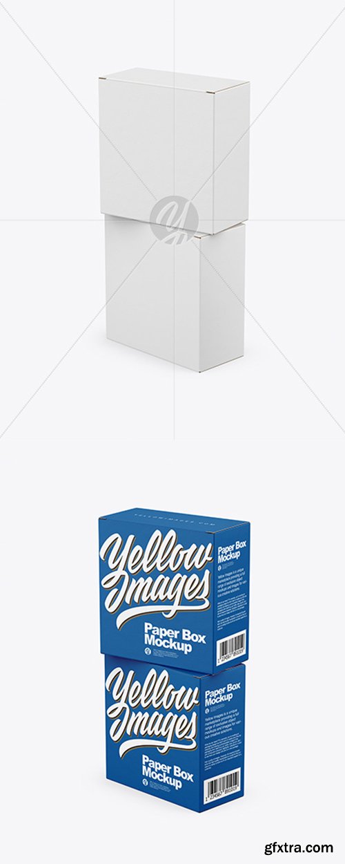 Two Paper Boxes Mockup 43000