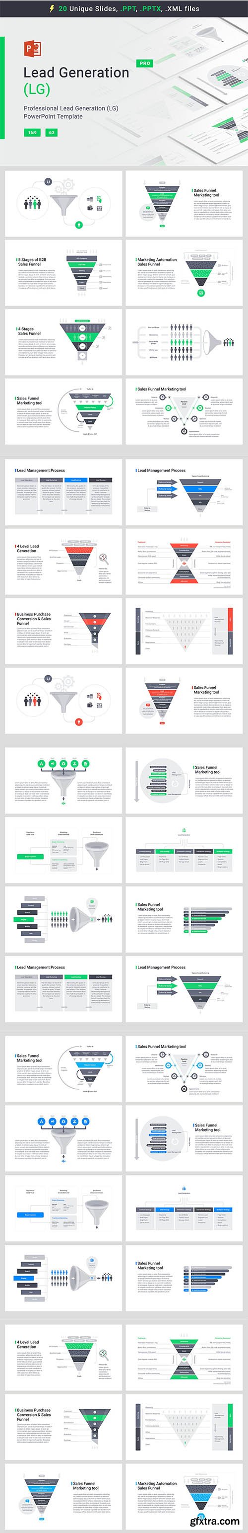 Lead Generation Powerpoint, Keynote and Google Slides Templates Lead Generation Powerpoint, Keynote and Google Slides Templates