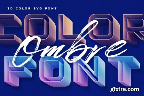 Ombre Color Font
