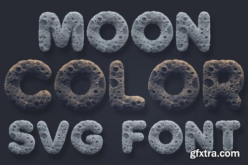 Moon Color Font