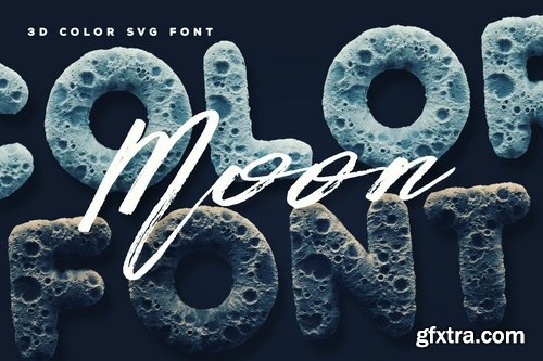 Moon Color Font