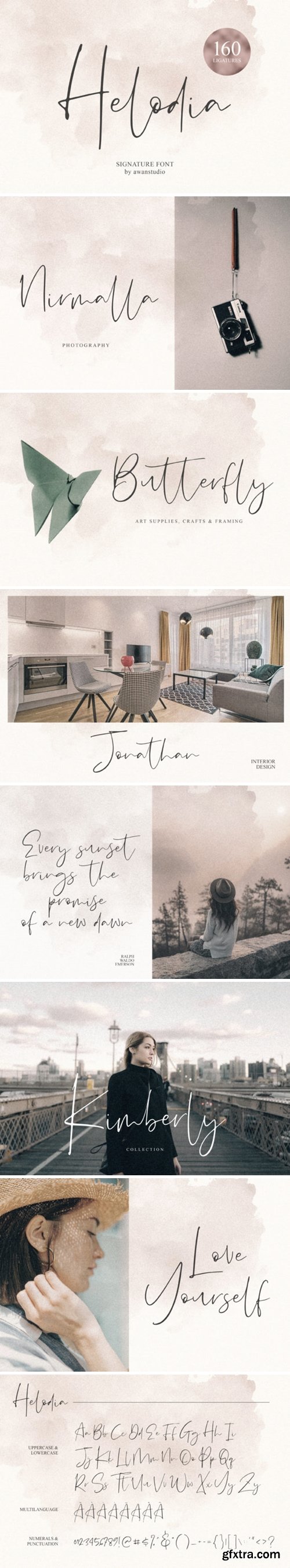 CM - Helodia Signature Font 3256076