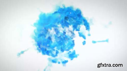 Videohive - Blue Smoke Logo Reveal - 7511878