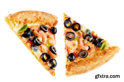 Pizza-1 Isolated - 8xJPGs
