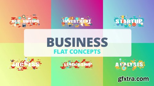 Business - Word Flat Concept 221173