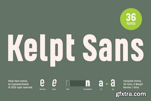 Kelpt Sans Font Family