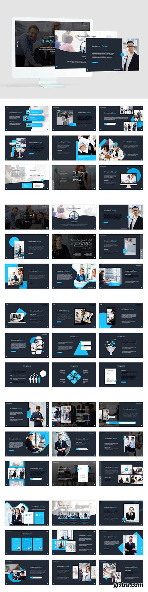 Investment Powerpoint, Keynote and Google Slides Templates