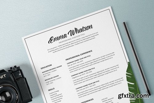 Resume CV Template Pro