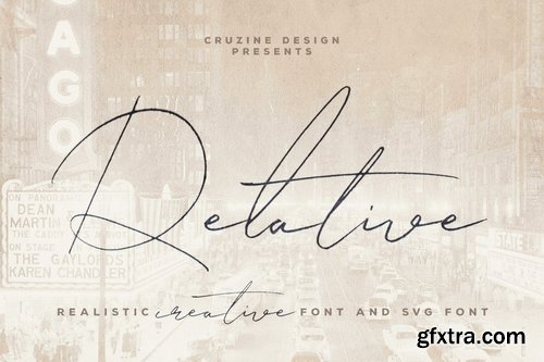 CM - Relative Handwritten & SVG Font 3811688