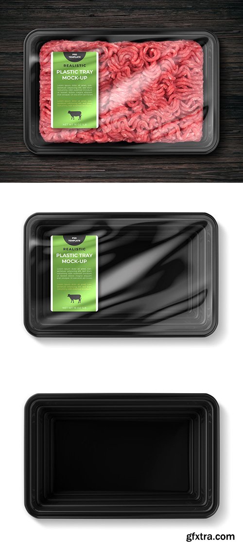 Plastic Food Tray Mockup 256531389 Plastic Food Tray Mockup 256531389