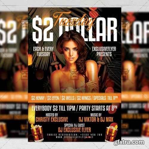 Two Dollar Tuesday – Club A5 Template