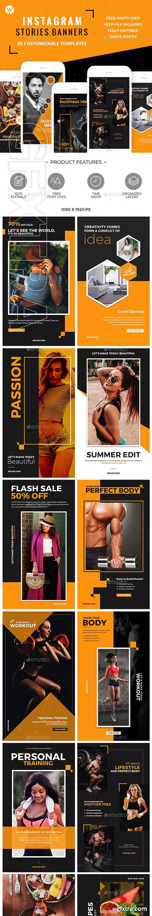 GraphicRiver - Instagram Stories Banners 25 23902817