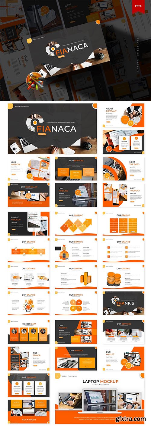 Fianaca | Powerpoint, Keynote and Google Slides Templates