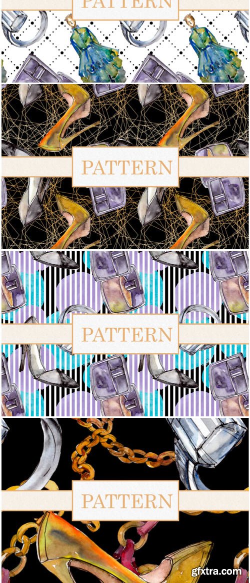 Fashion Patterns Watercolor Png 1485304