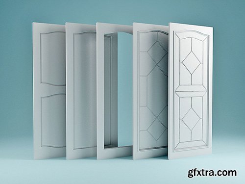 Cgtrader - Collection of Doors 3D model Cgtrader - Collection of Doors 3D model