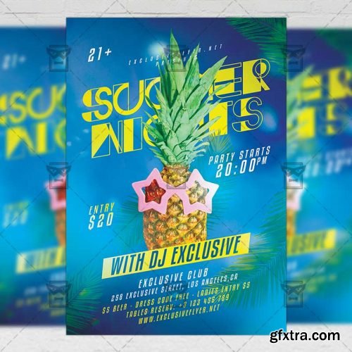 Summer Nights – Seasonal A5 Template Summer Nights – Seasonal A5 Template