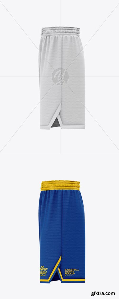 Men’s Basketball Shorts Mockup - Side View 40528