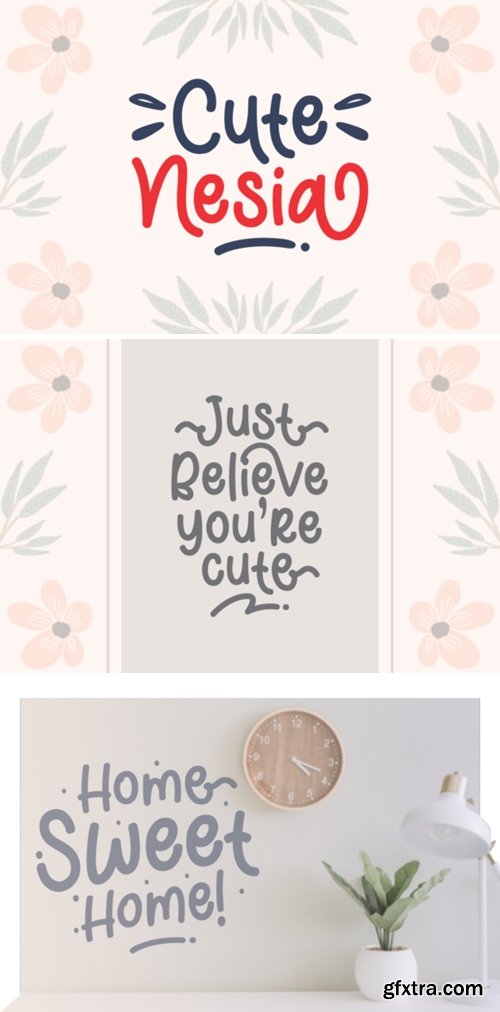 Cute Nesia Font