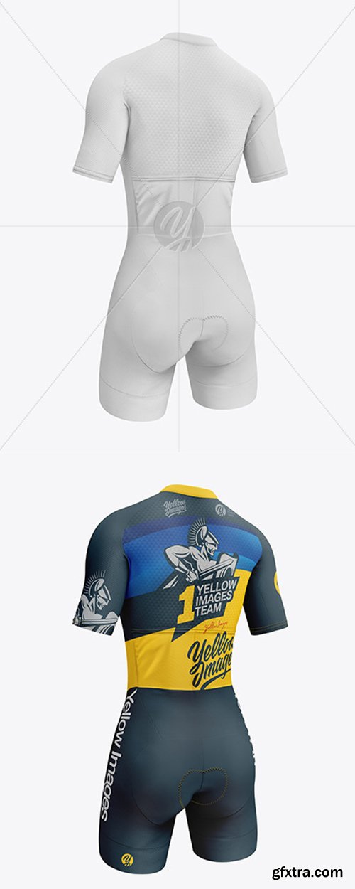 Women’s Cycling Suit Mockup 44143
