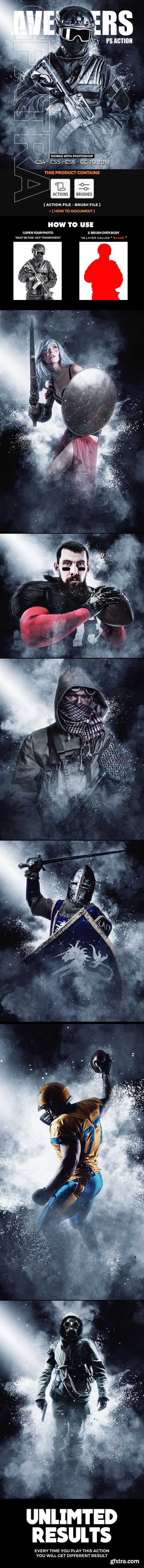 GraphicRiver - Avengers Photoshop Action 23902825