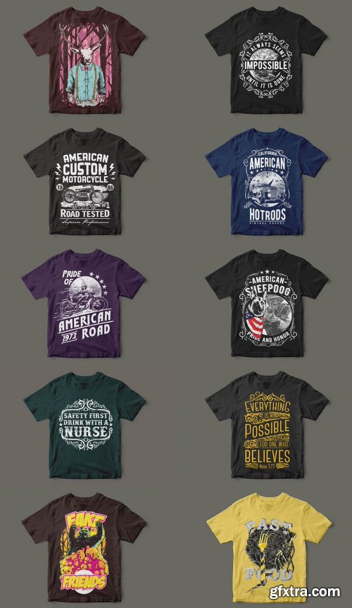DealJumbo - 100 Artistic T-Shirt Designs DealJumbo - 100 Artistic T-Shirt Designs