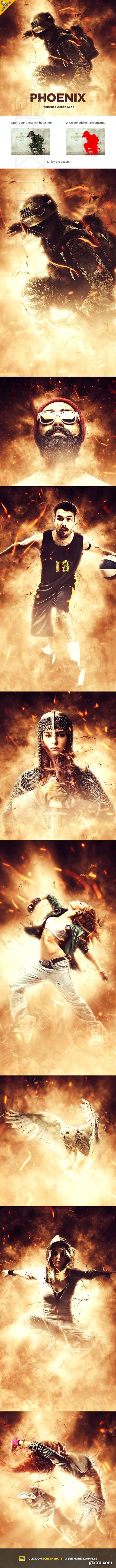 GraphicRiver - Phoenix CS4+ Photoshop Action 23870136