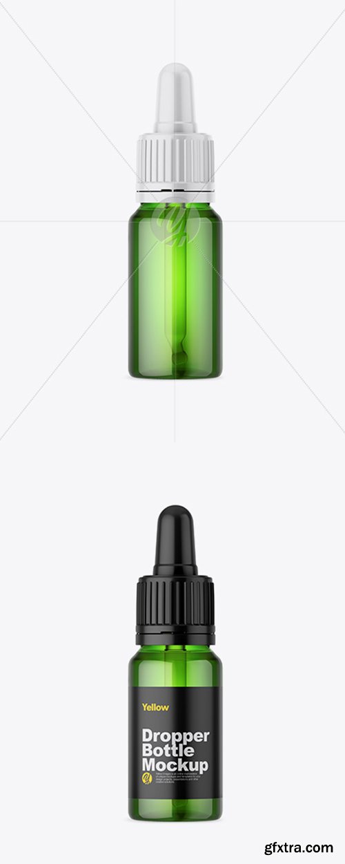 Green Glass Dropper Bottle Mockup 42789 Green Glass Dropper Bottle Mockup 42789
