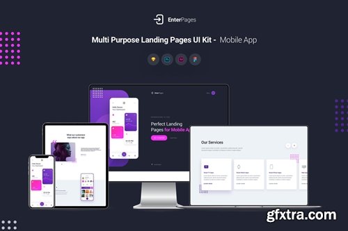 EnterPages - Multi Purpose Landing Pages UI Kit