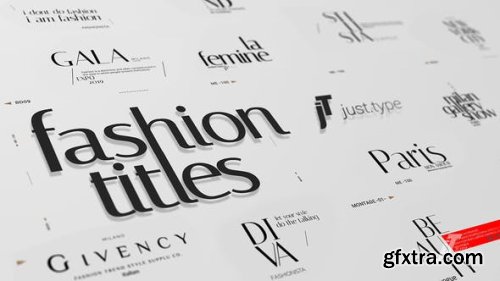 VideoHive Just Type | Fashion Titles 23937775