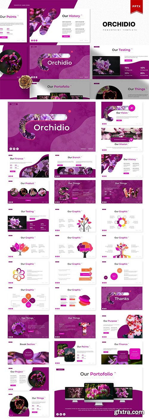 Orchidio | Powerpoint, Keynote and Google Slides Templates