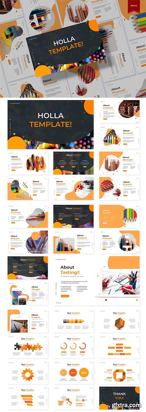 Holla | Powerpoint, Keynote and Google Slides Templates