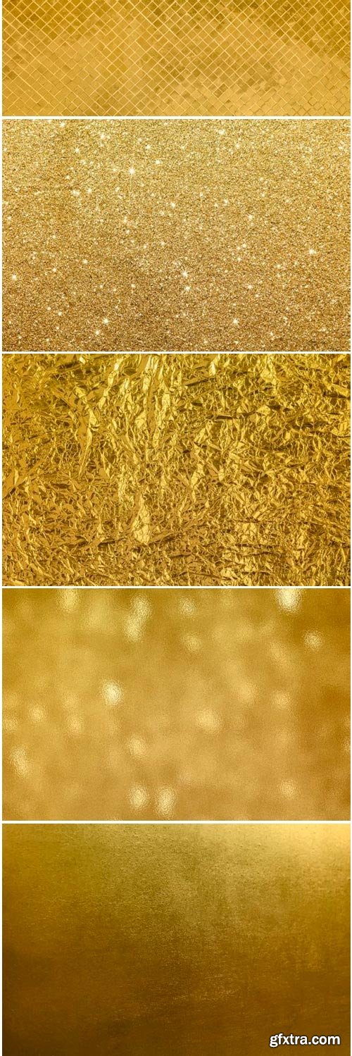Gold Foil Glitter Textures, Backgrounds 1502555