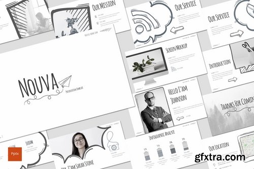 Nouva - Powerpoint Google Slides and Keynote Templates