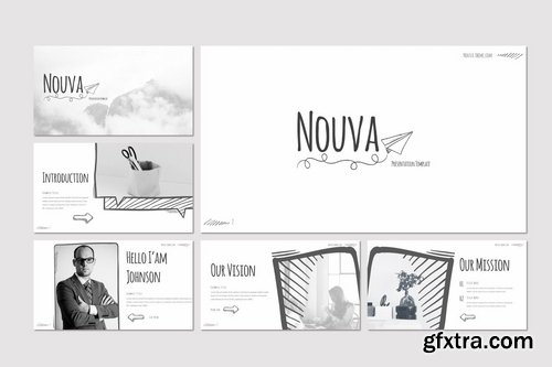 Nouva - Powerpoint Google Slides and Keynote Templates