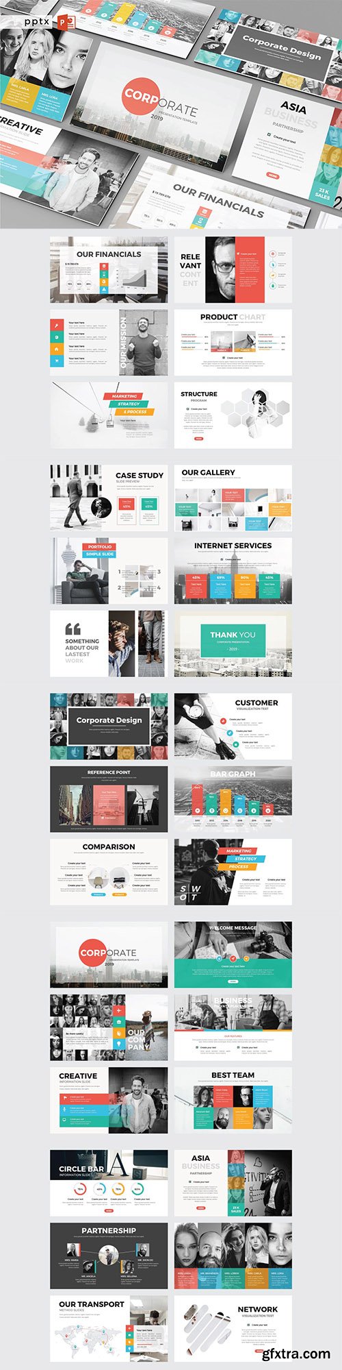 CORPORATE - Multipurpose Powerpoint, Keynote and Google Slides Templates