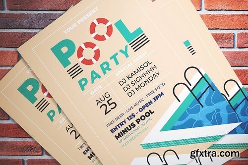 Pool Party Flyer