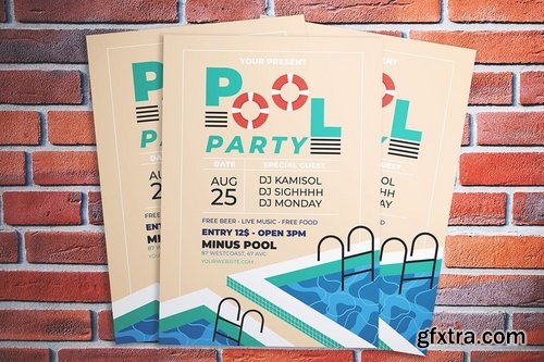 Pool Party Flyer