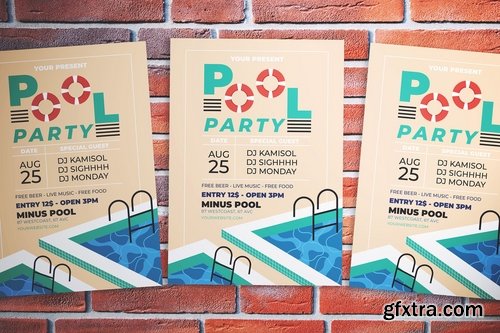 Pool Party Flyer