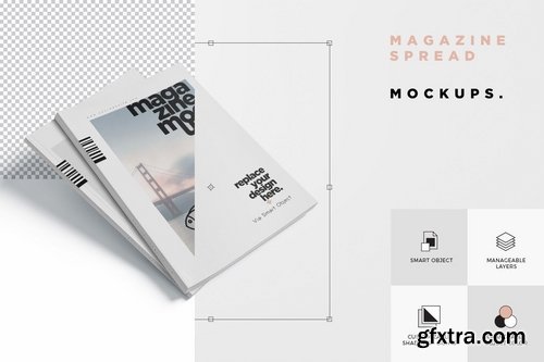 Magazine Spread Mockups