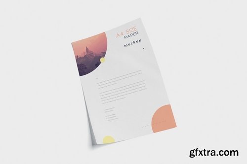 5 A4 Size Paper Mockups