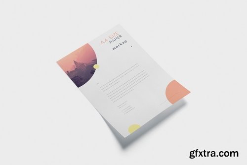 5 A4 Size Paper Mockups