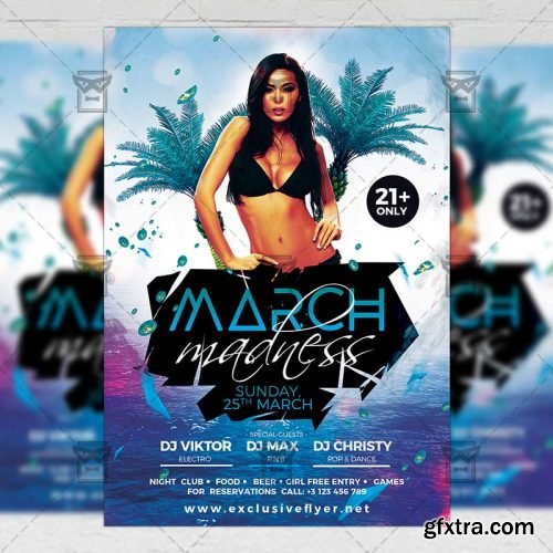 March Madness Flyer – Seasonal A5 Template